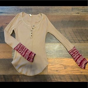 Free People Embellished Cuff Thermal